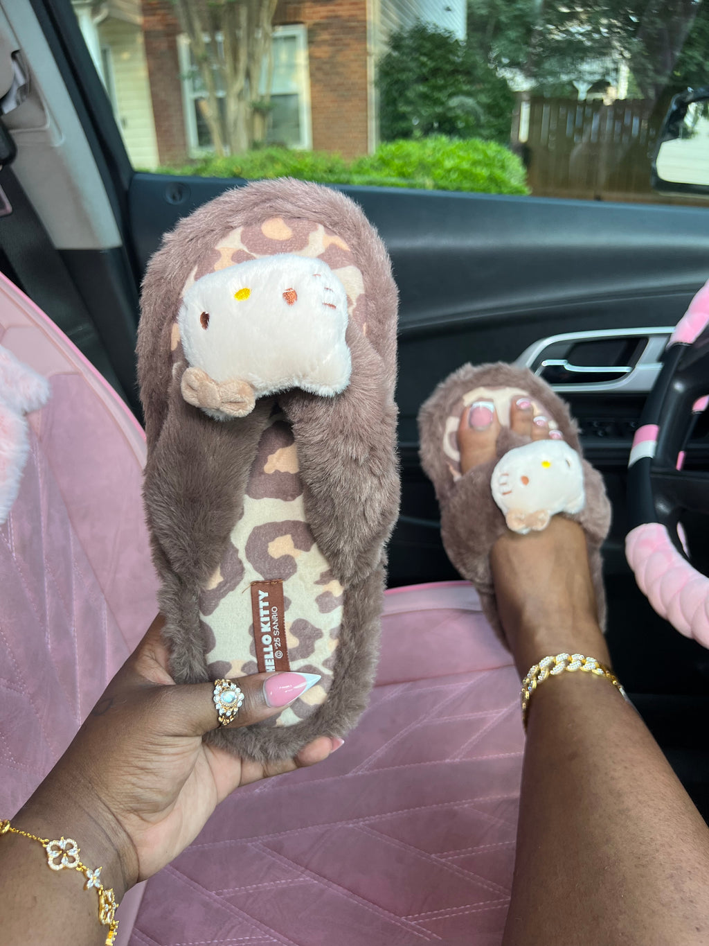 Cozy Cat Flip Flops