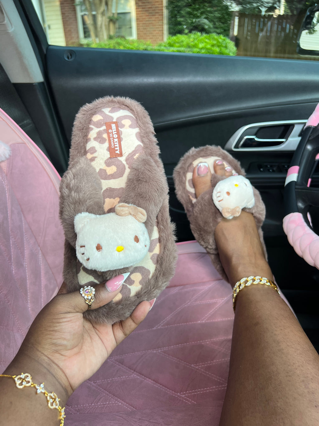 Cozy Cat Flip Flops